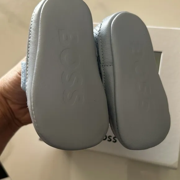 100% Authentic Hugo Boss Baby Walker / Velcro Strap Shoe - New with Box