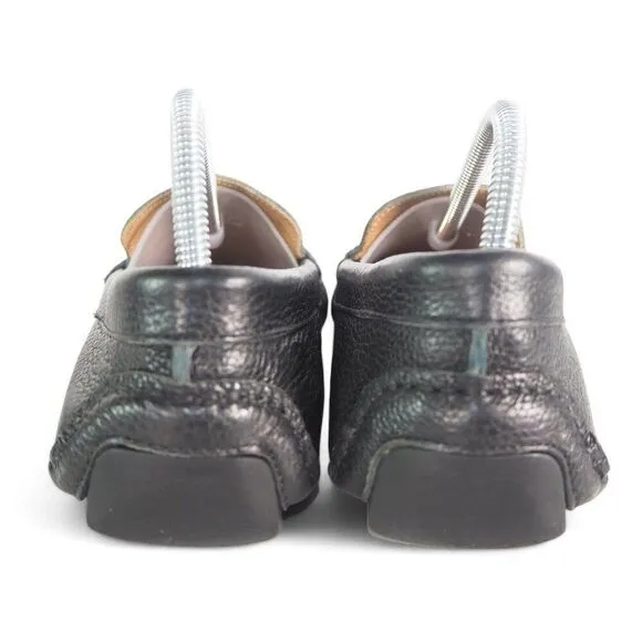 1901 Leather Slip-on Penny Driving Loafers M07915 Black Men's 9.5M