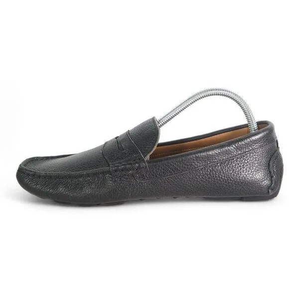 1901 Leather Slip-on Penny Driving Loafers M07915 Black Men's 9.5M