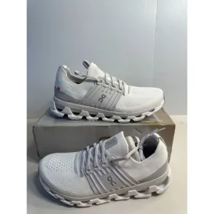 .5065 On Cloudswift 3, White/Frost, Womens Running Shoes-US 9.5 Womens