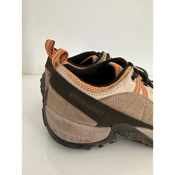 5.10 Approach Shoes Low Top Stealth Rubber Hiking Climbing Brown Women's 7.5