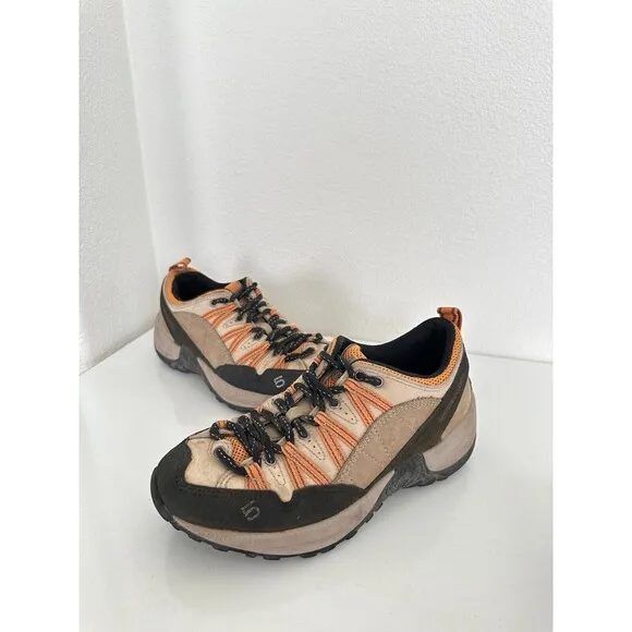 5.10 Approach Shoes Low Top Stealth Rubber Hiking Climbing Brown Women's 7.5