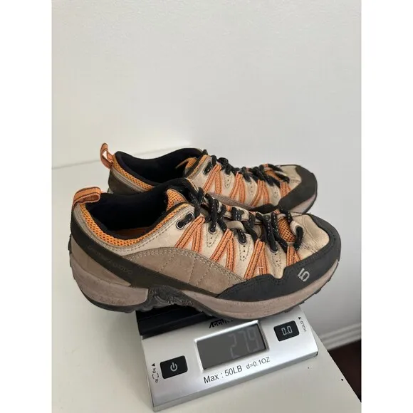 5.10 Approach Shoes Low Top Stealth Rubber Hiking Climbing Brown Women's 7.5