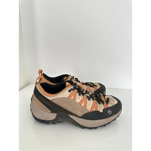 5.10 Approach Shoes Low Top Stealth Rubber Hiking Climbing Brown Women's 7.5