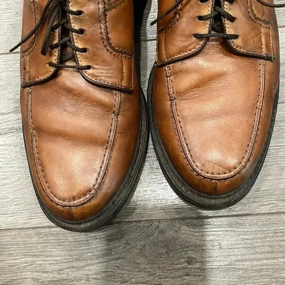[7.5D]Allen Edmonds Wilbert Men Comfort Shoe Brown Leather Oxford Dress  Shoes.