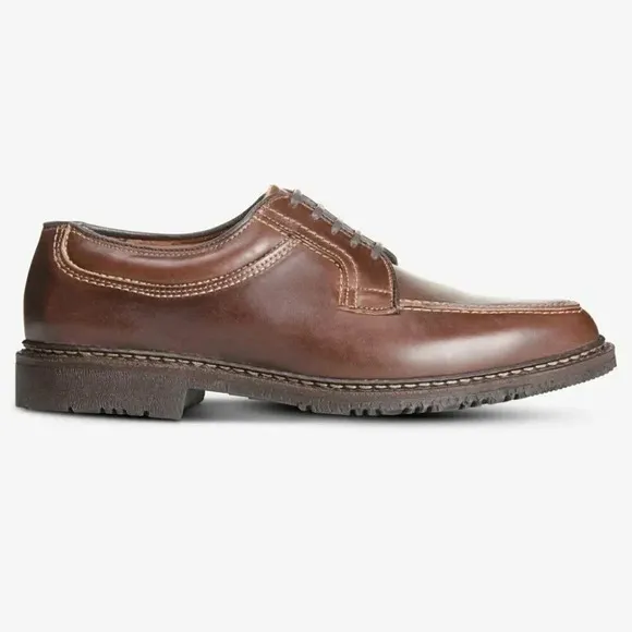[7.5D]Allen Edmonds Wilbert Men Comfort Shoe Brown Leather Oxford Dress  Shoes.