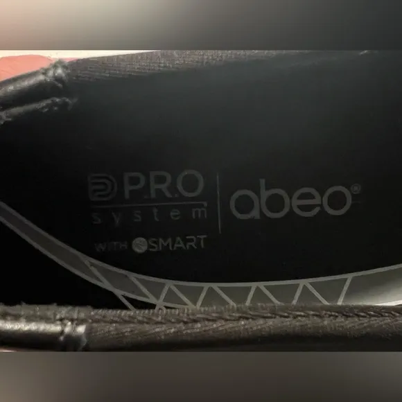 ABEO  Smart Systems Black Mary Jane Flats Double Strap Leather 3510 size 9.5