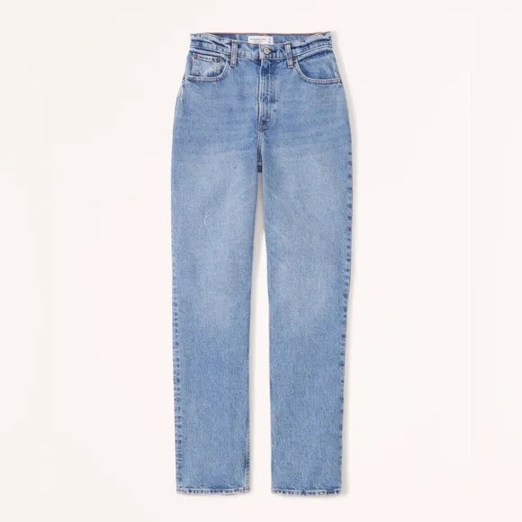 Abercrombie Curve Love Ultra High Rise 90s Straight Jean Size 16L