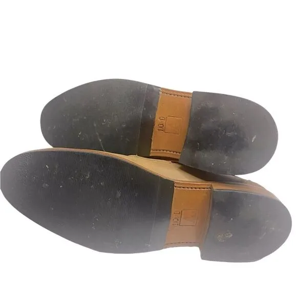 Adelante Luca Desert Tan Buttery Soft Leather Slip on Loafer Shoes Size 10