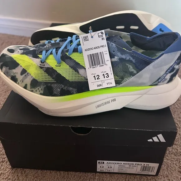 Adidas Adizero Adios Pro 3 Running Shoes Size 12 IG6441