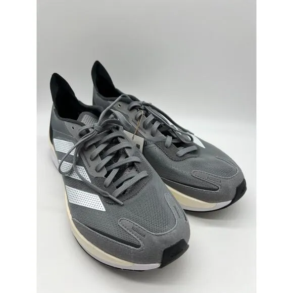 adidas Adizero Boston Marathon Running Shoes Grey Carbon GV7068 Men's Size 11.5