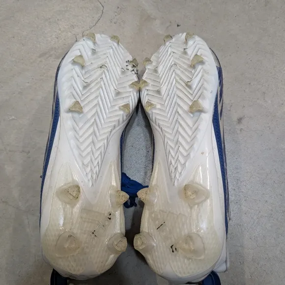 Adidas Adizero Soccer Cleats Boots Mens 12 Blue White As Is