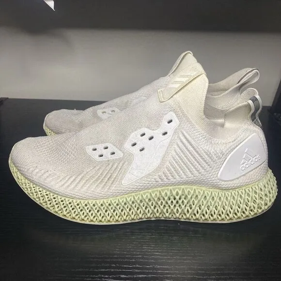 Adidas Alphaedge 4D White Mint Green Running Jogging Shoes EF3454 Mens Sz 11.5