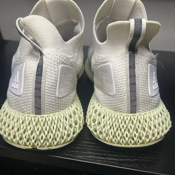 Adidas Alphaedge 4D White Mint Green Running Jogging Shoes EF3454 Mens Sz 11.5