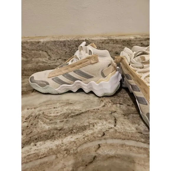 adidas Basketball Shoes Womens 6.5 EXHIBIT B CANDACE PARKER Off White GZ2350