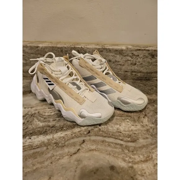 adidas Basketball Shoes Womens 6.5 EXHIBIT B CANDACE PARKER Off White GZ2350