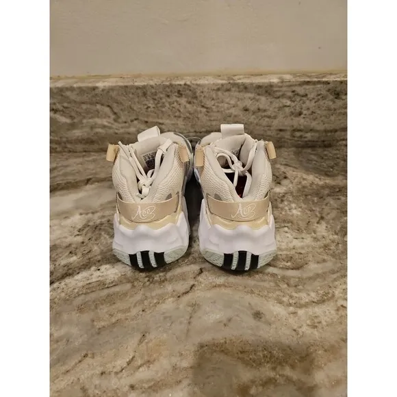 adidas Basketball Shoes Womens 6.5 EXHIBIT B CANDACE PARKER Off White GZ2350
