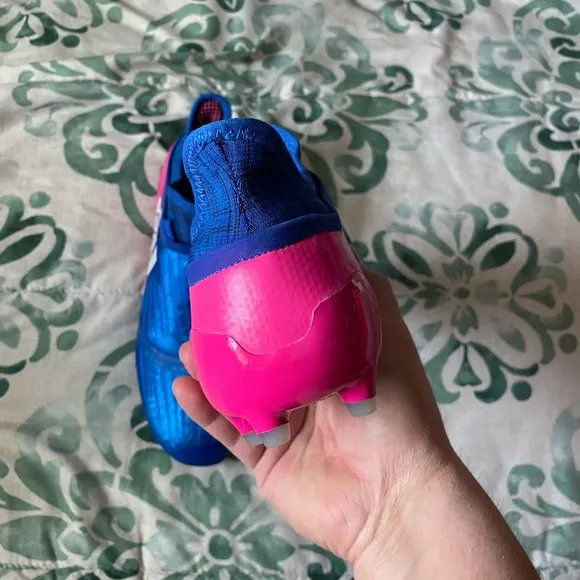 Adidas Blue and Pink Athletic Shoes
