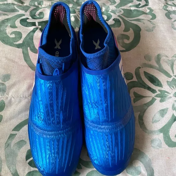 Adidas Blue and Pink Athletic Shoes