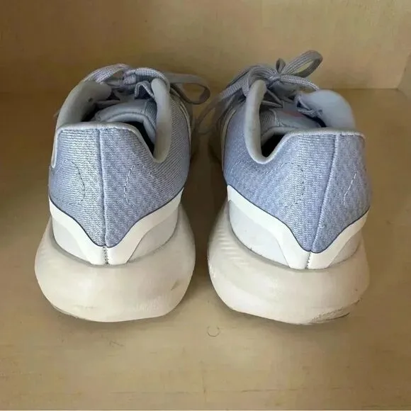Adidas cloudfoam periwinkle blue lace up running shoes size 7.5