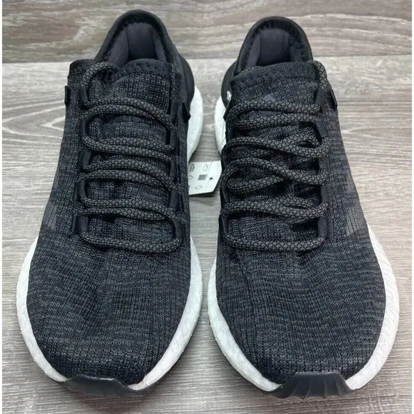 Adidas Core Black PureBOOST Ultra Running Race Shoes Mens 8 NEW Fast Ship
