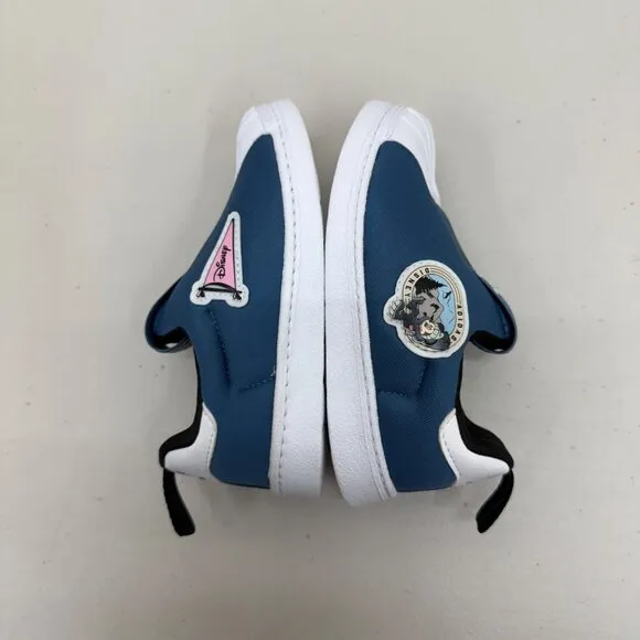 Adidas Disney Superstar 360 Blue Slip On No Tie Sneakers Shoes Toddler size 7