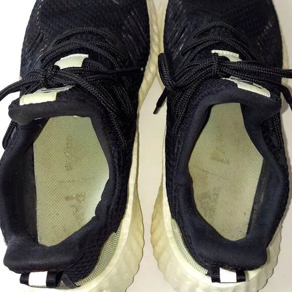 Adidas EF1162 Alphaboost Parley Black Mesh Running Shoes Sz 8