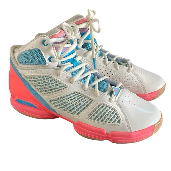 Adidas EUC Adizero Rose 1.5 Restomod Acid Red Basketball Shoes, Men’s 8.5