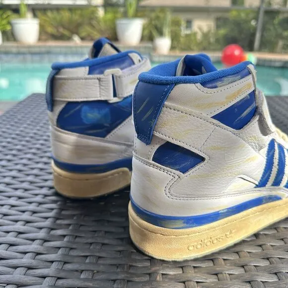 Adidas Forum 84 High Worn Blue Men's Athletic Shoes GZ6467 Size 9