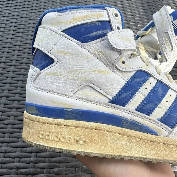 Adidas Forum 84 High Worn Blue Men's Athletic Shoes GZ6467 Size 9