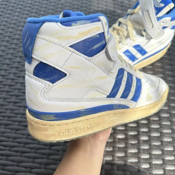 Adidas Forum 84 High Worn Blue Men's Athletic Shoes GZ6467 Size 9