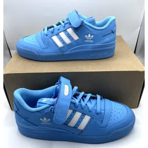 Adidas Forum W/ Strap Low Sky Blue Basketball Sneaker Shoes Men's Size 10.5 NEW