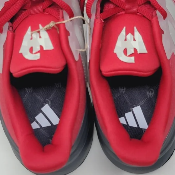 Adidas Mahomes Ultrarun 5 GS JS3083 Team Power Red 2 Kids Size 4.5 Runnig New