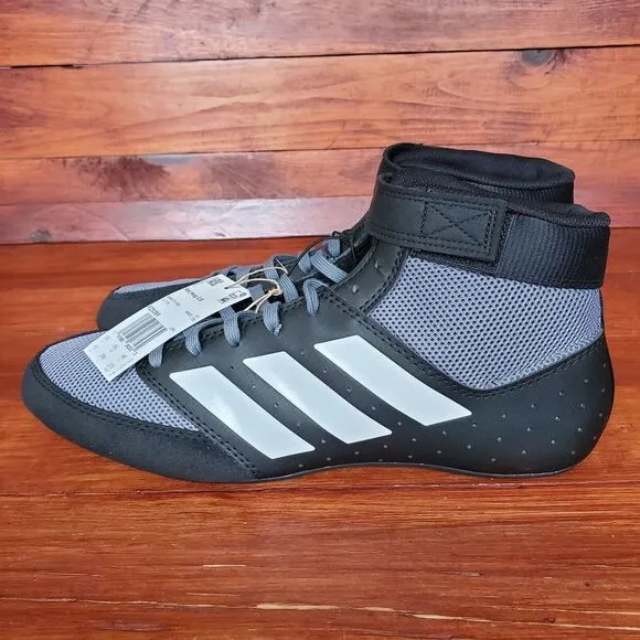 Adidas Mat Hog 2.0 Wrestling Shoes Men Sz 8 Black FZ5391 New‎