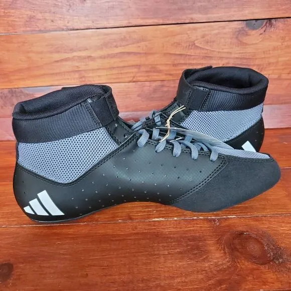 Adidas Mat Hog 2.0 Wrestling Shoes Men Sz 8 Black FZ5391 New‎