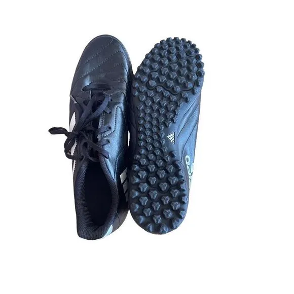 Adidas Mens Black FV8703 Golleto Slip Resistant Soccer Athletic Shoes Size 10