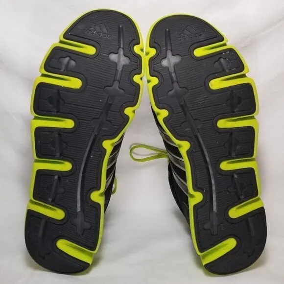Adidas Mens Breeze Running Shoes Black Green D67054 Low