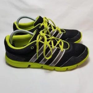 Adidas Mens Breeze Running Shoes Black Green D67054 Low