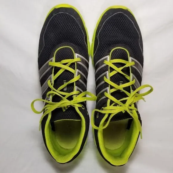 Adidas Mens Breeze Running Shoes Black Green D67054 Low