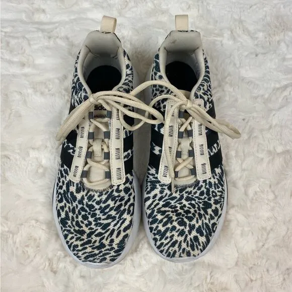 Adidas Men’s Cheetah Print Cloudfoam Running Shoes Size 7