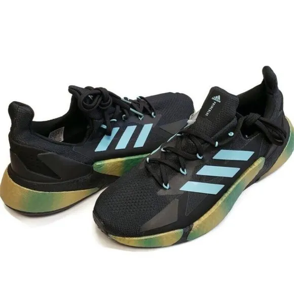 Adidas Mens Size 11 X9000L4 Primeblue Running Sneaker Shoes FY3229 Black Blue