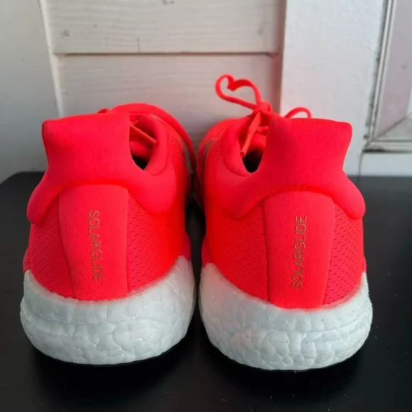 Adidas Men's Solar Glide 3 Signal Pink FV7255 Running Shoes Sneakers Size 11