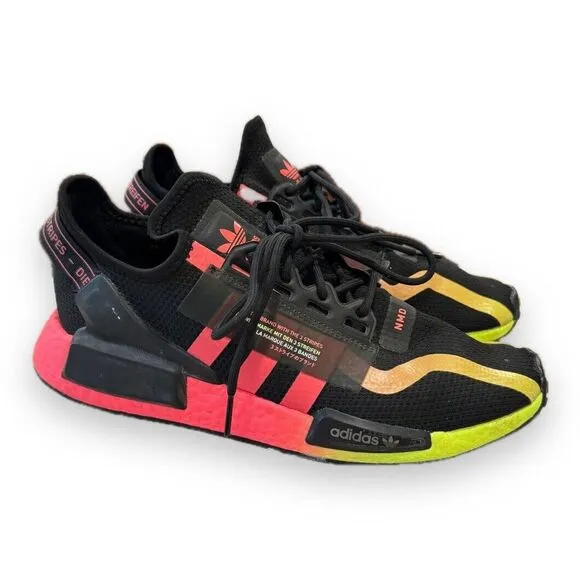 Adidas NMD R1 V2 Watermelon Pack Gradient Men's Size 10 Sneaker Athletic Shoes