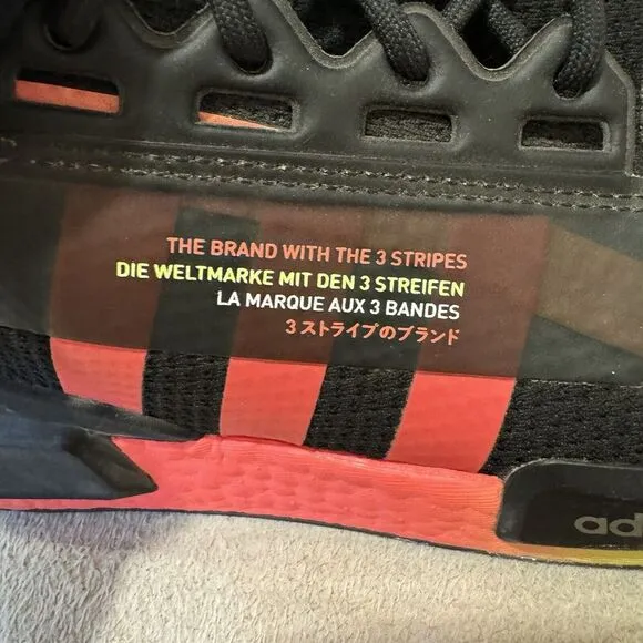 Adidas NMD R1 V2 Watermelon Pack Gradient Men's Size 10 Sneaker Athletic Shoes