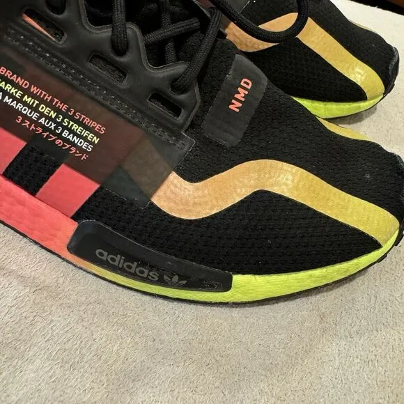 Adidas NMD R1 V2 Watermelon Pack Gradient Men's Size 10 Sneaker Athletic Shoes