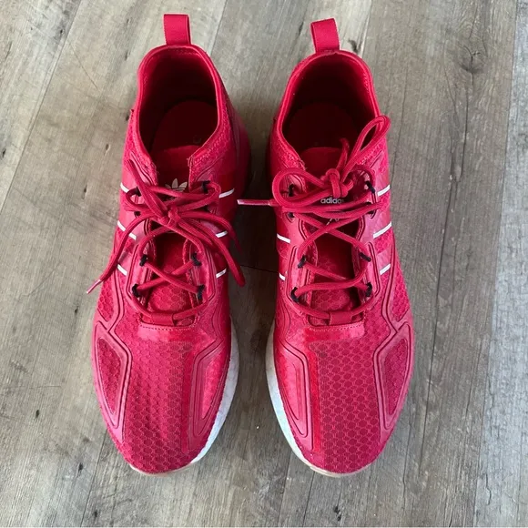 Adidas Originals ZX 2K Boost Scarlet Gum Running Shoes