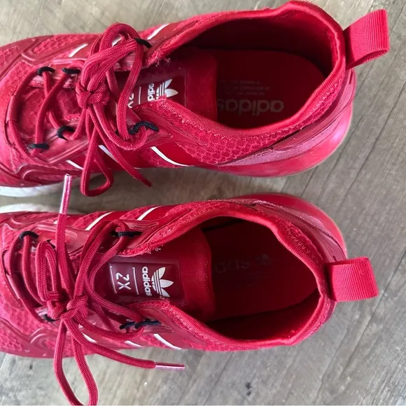 Adidas Originals ZX 2K Boost Scarlet Gum Running Shoes
