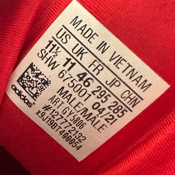 Adidas Originals ZX 2K Boost Scarlet Gum Running Shoes
