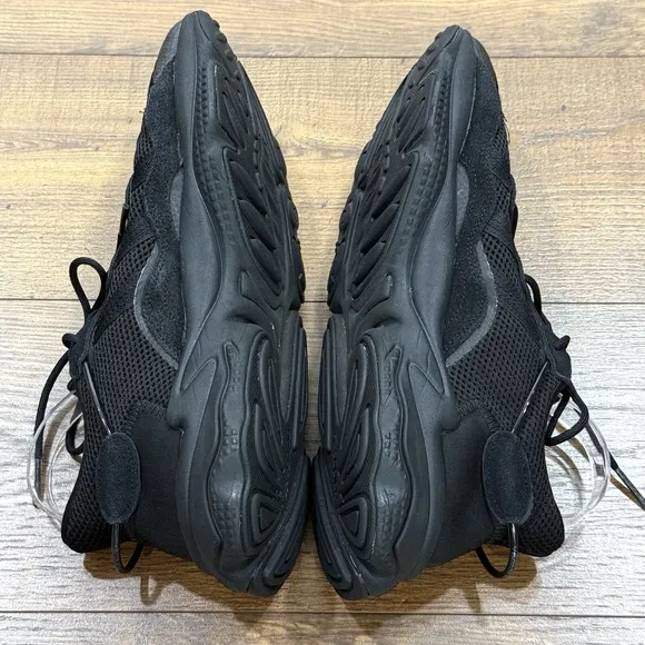 Adidas Ozweego Shoes Mens 13 Core Black Retro Futuristic Lace Up Sneaker Sports