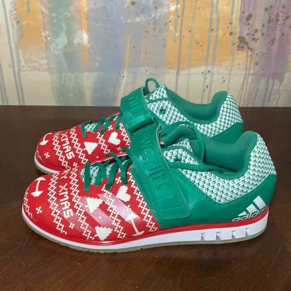 Adidas Powerlift 3.1 Christmas Edition Weightlifting Athletic shoes M 9.5 NWOT